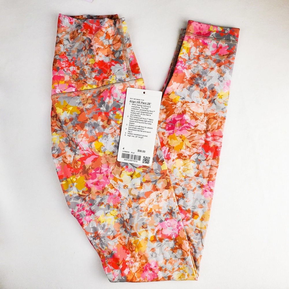 🍋NWT lululemon aligns HR sz 4, 28” - pants only🍋
